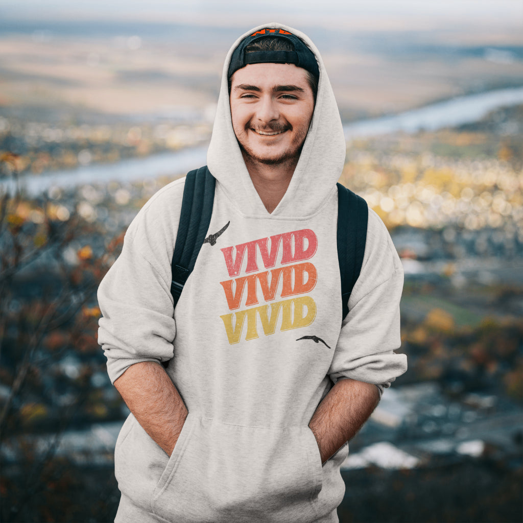 Vivid Beach Lettering Hoodie